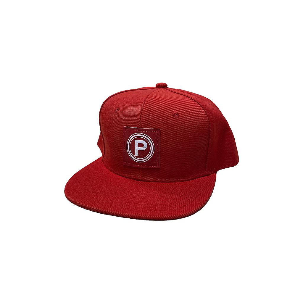 Snapback-lippis, punainen